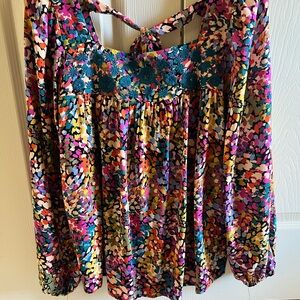 Savanna Jane Multicolor Floral Blouse
